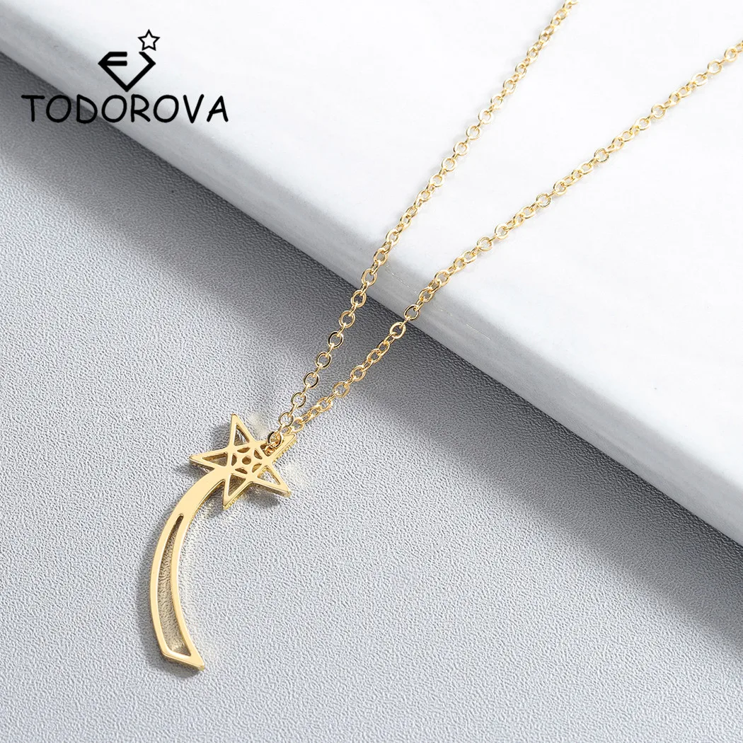 Todorova Shooting Star Подвеска Ожерелье ключица ожерелье с цепочкой женские ювелирные