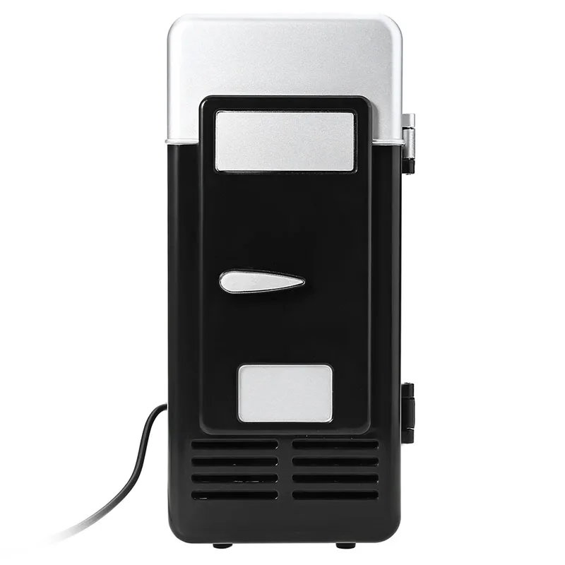 Портативный мини холодильник USB кулер теплее с светильник баночки для напитков