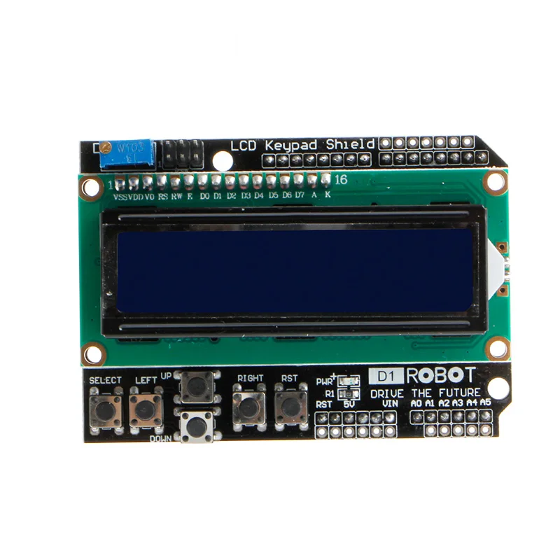 16x2 LCD LCD1602 клавиатура Щит Модуль дисплей для Arduino UNO MEGA|Соединители| |