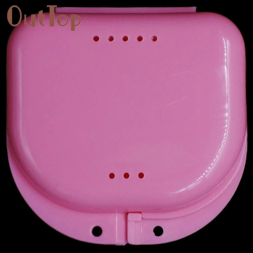 OutTop 2018 недавно протез Ванна поле случае зубные накладные зубы прибор контейнер