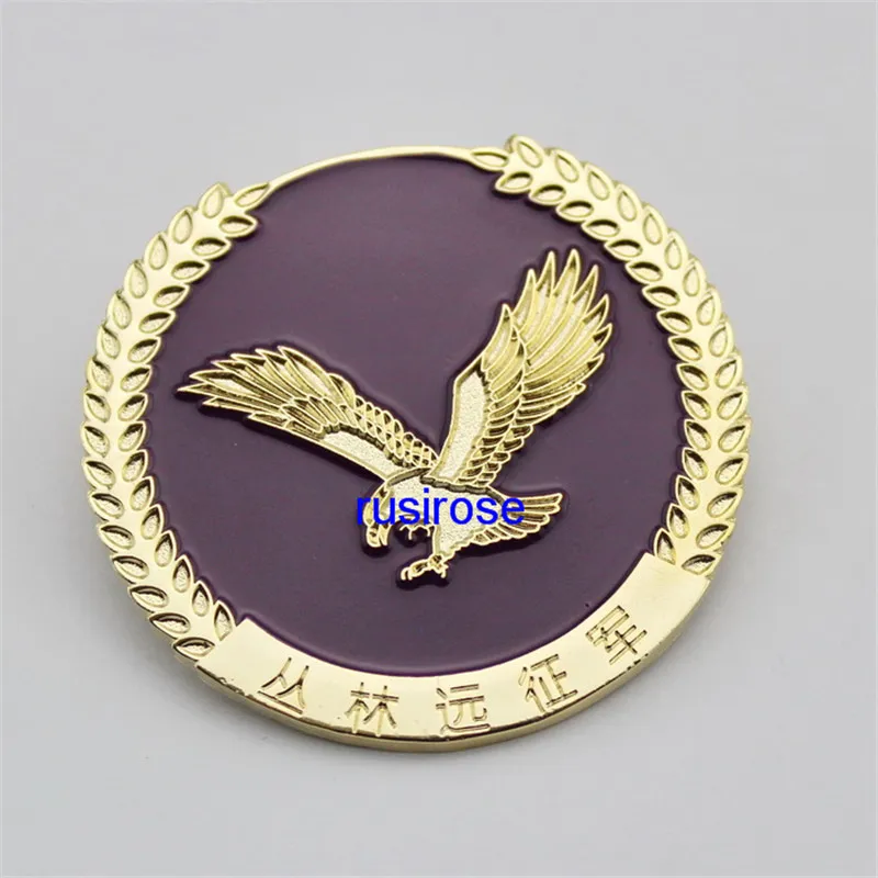 Значок на заказ с изображением джунглей и спецдоставки металлическая брошь орла