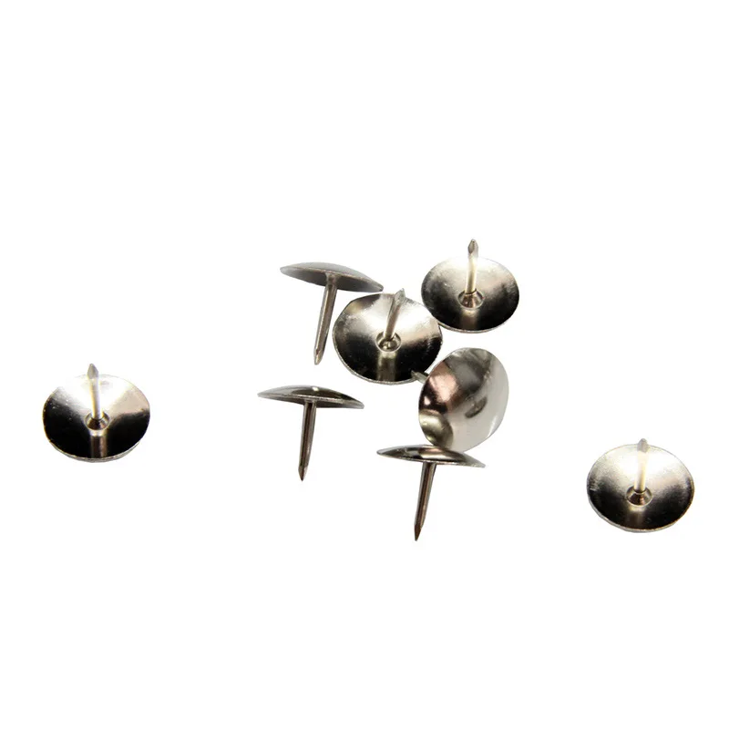 

100 PCS Round Head Push Pins Thumb Tacks Stainless Steel Point