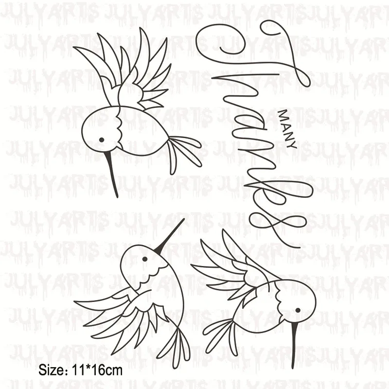 clear stamps YaMinSanNiO 3 шт. 11*16 см Птица Алфавит прозрачные штампы и штампы для изготовления открыток Скрапбукинг тиснение ремесло силиконовые прозрачные - Цвет: clear stamps