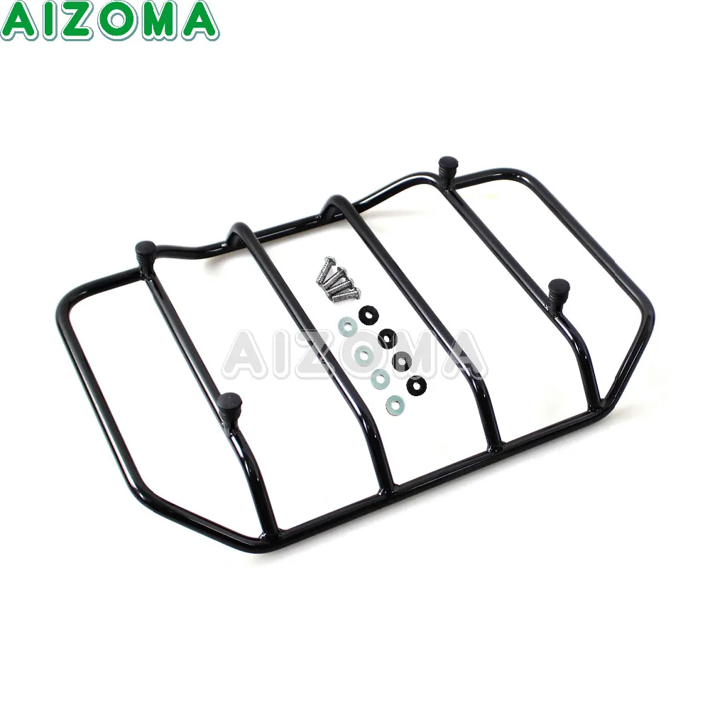 Мотоцикл тур пак пакет багажная стойка для Harley Touring Road King Street скользящий Electra Glide FLH FLT черный топ стойки держатель