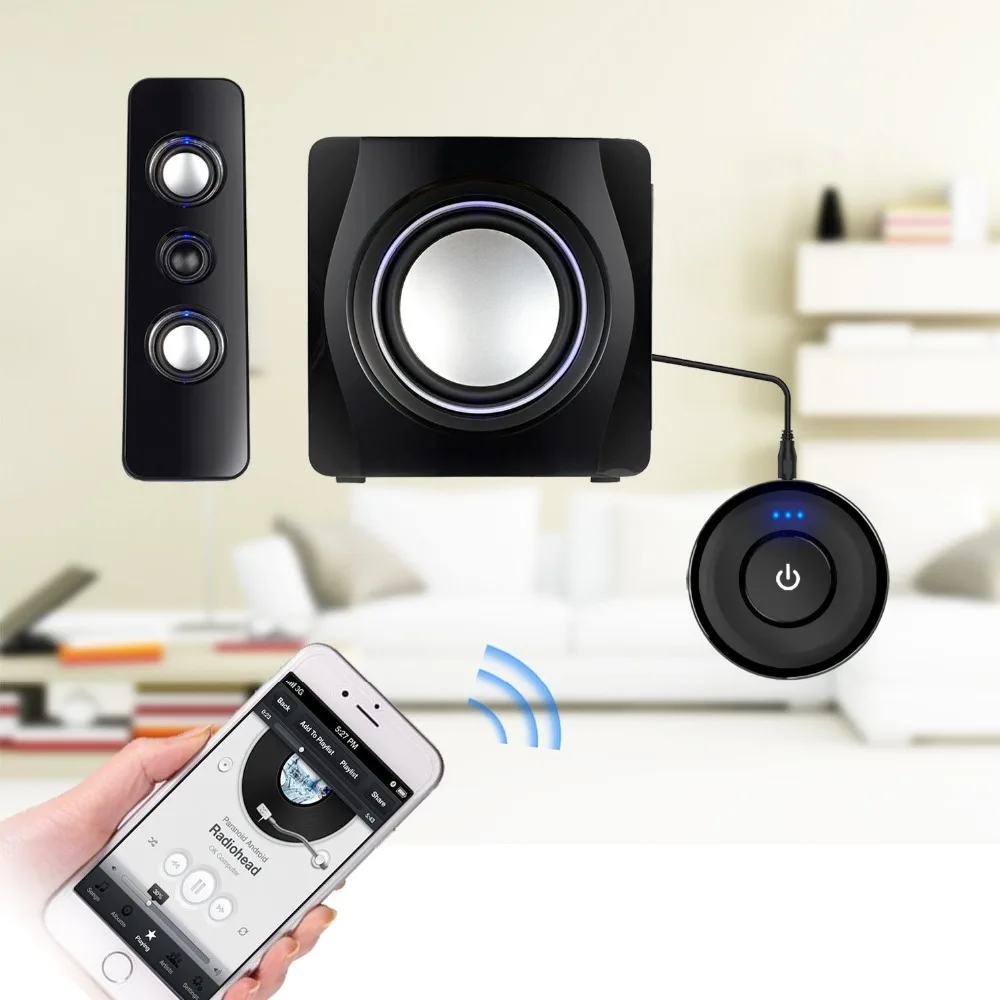 Bluetooth 4 1 Aux 3 5 мм автомобильный комплект громкой связи беспроводной a2dp стерео