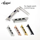 Соединительный адаптер для Apple Watch band iwatch series 4 3 2 1, Аксессуары для ремешка из нержавеющей стали, 42 мм 38 мм 40 мм 44 мм