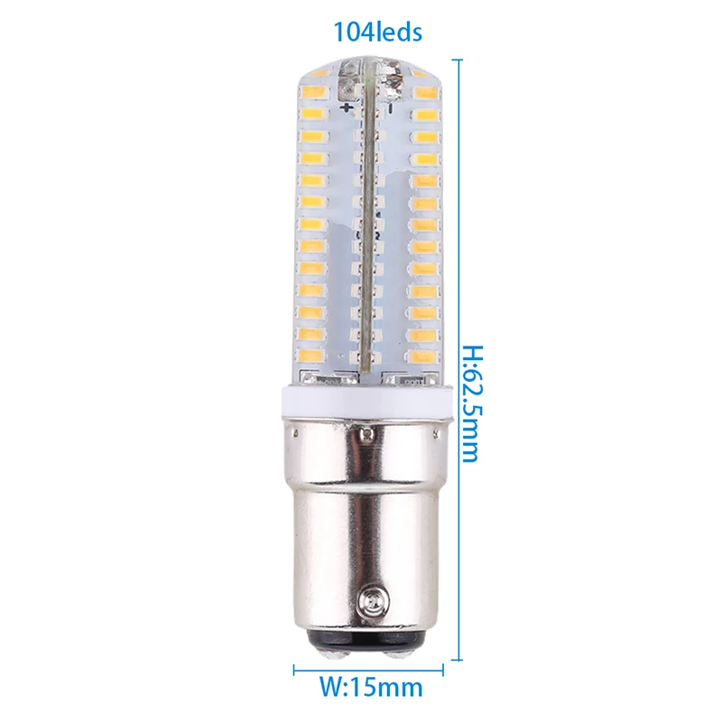 Joneaz 4x ampoule B15 лампочки светодиодные энергосберегающие лампы 110 В 220 Силиконовые