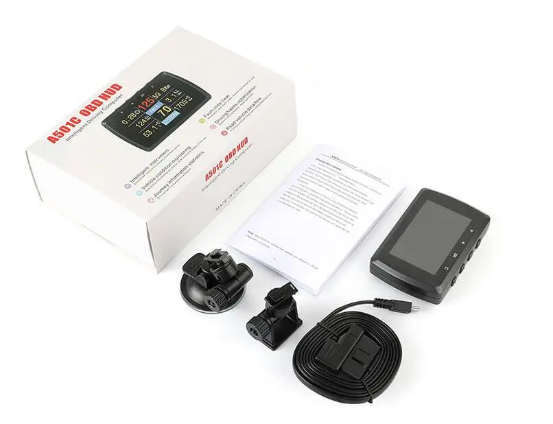 Автомобильный измеритель OBD2 с держателем скорости температуры воды цифровой