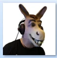 donkey Латексные маски в виде животных на Хэллоуин, панда, Ослик, маска на все лицо, для взрослых, вечерние, карнавальные, косплей маски, реквизит - Цвет: donkey
