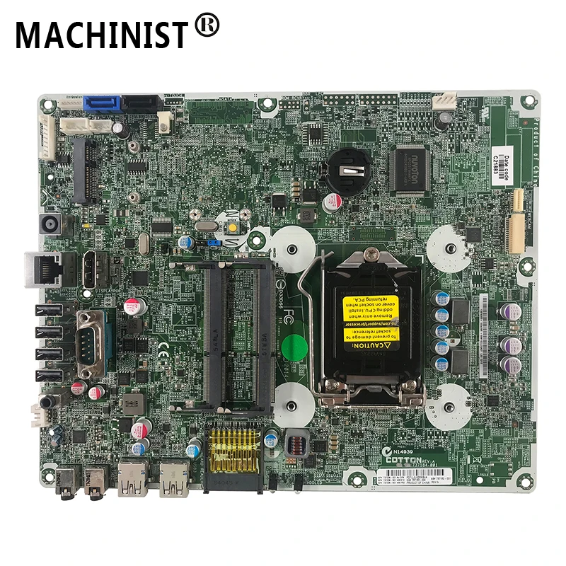 Оригинал для HP Pro 400 AIO хлопковая настольная материнская плата MB 737339-001 737339-501 737339-601