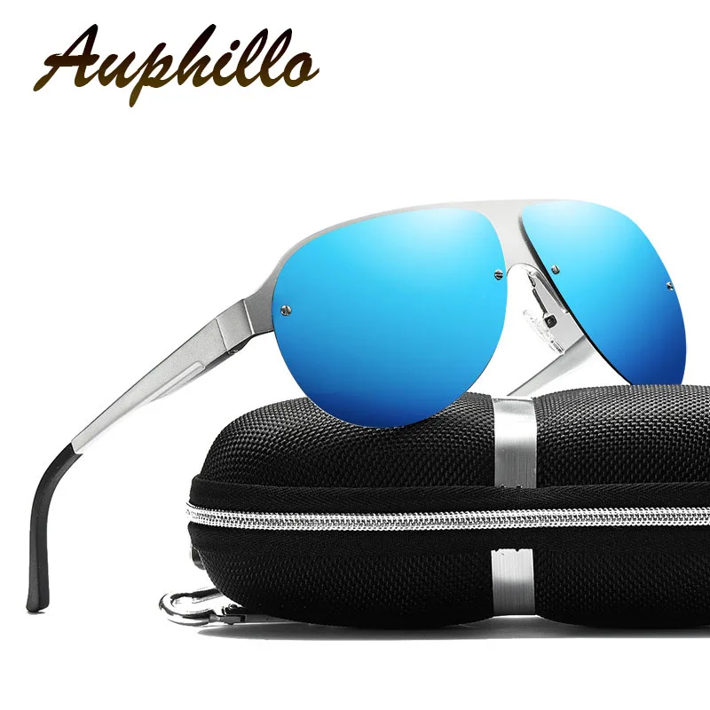 

Mens Sunglasses Luxury Brand Designer Men Polarized Sunglasses Aluminum Magnesium Semi-Rimless Male Driving Glasses Gafas De Sol