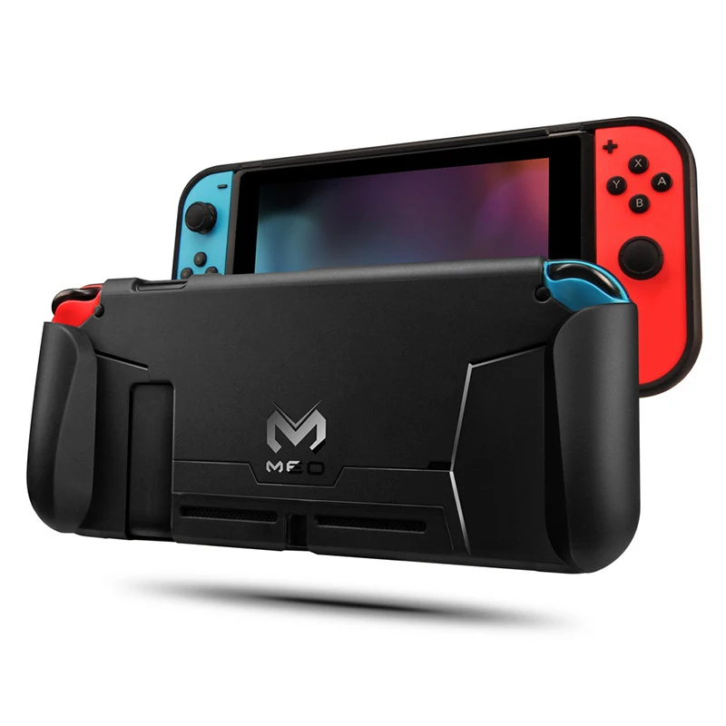 Мягкий защитный чехол из ТПУ для Nintendo Switch NS Console с ручкой Joy-Con закаленного стекла