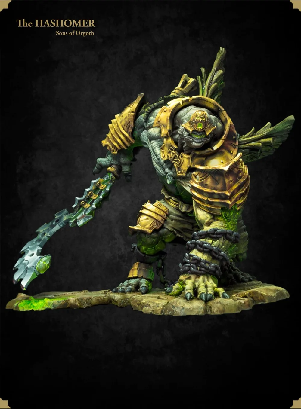1/24 75 мм Hashomer SONS OF ORGOTH big Игрушечная модель из смолы миниатюрный комплект