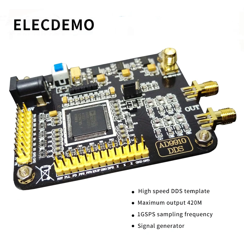 Модуль DDS AD9910 генератор сигналов DAC выход 420 м частота дискретизации 1 ГПС модуль