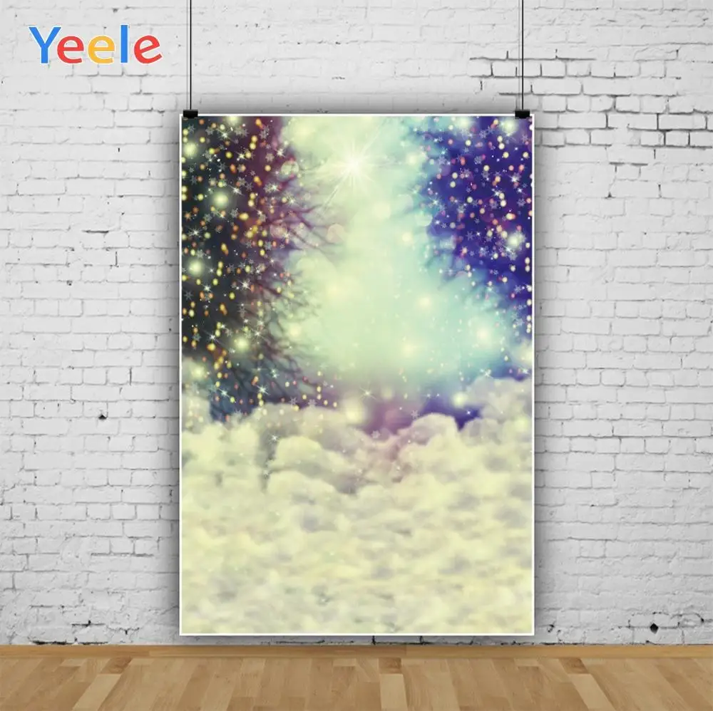 Yeele Wallpaper Party Backgroumd Tree Bokeh Lights Photography Backdrops Personalized Photographic Backgrounds For Photo Studio |