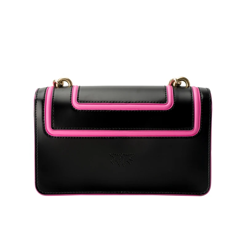Кожаная сумка через плечо PINKO Mini Love Fluo 1P21AF Y5F1