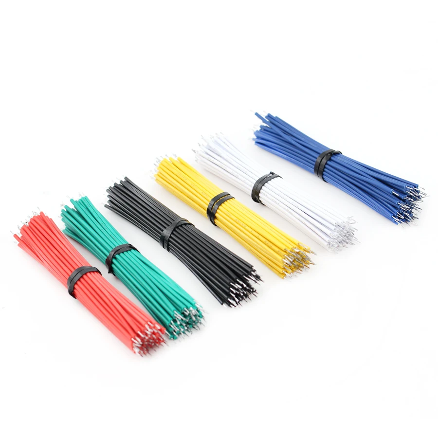 24AWG оловянный макетная плата Соединительный кабель провод 8 см Fly соединительный