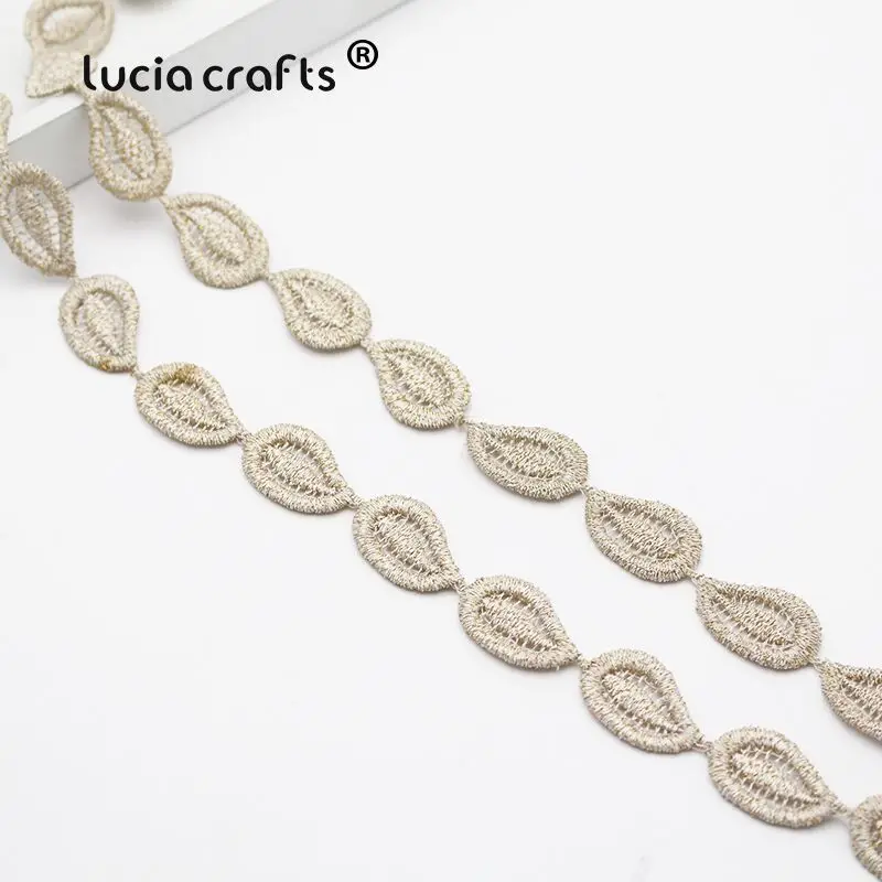 Lucia crafts 2 ярдов/партия много стилей Кружева отделка ленты для комнаты вечерние украшения DIY аксессуары для пошива одежды N0709
