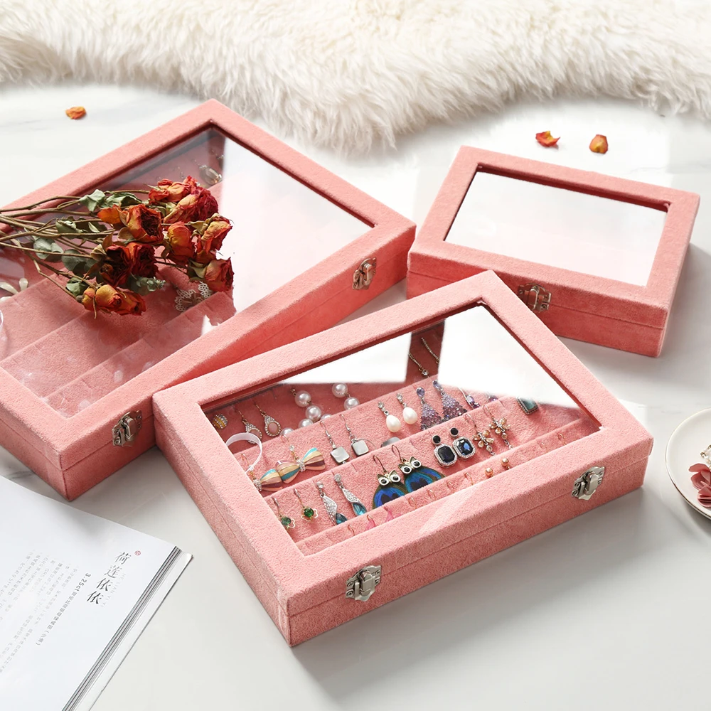 Новинка 2019 портативное Ювелирное кольцо серьги дисплей органайзер коробка