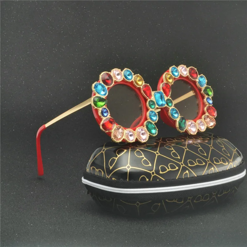 Женские и мужские винтажные солнцезащитные очки MINCL большие круглые с круглой