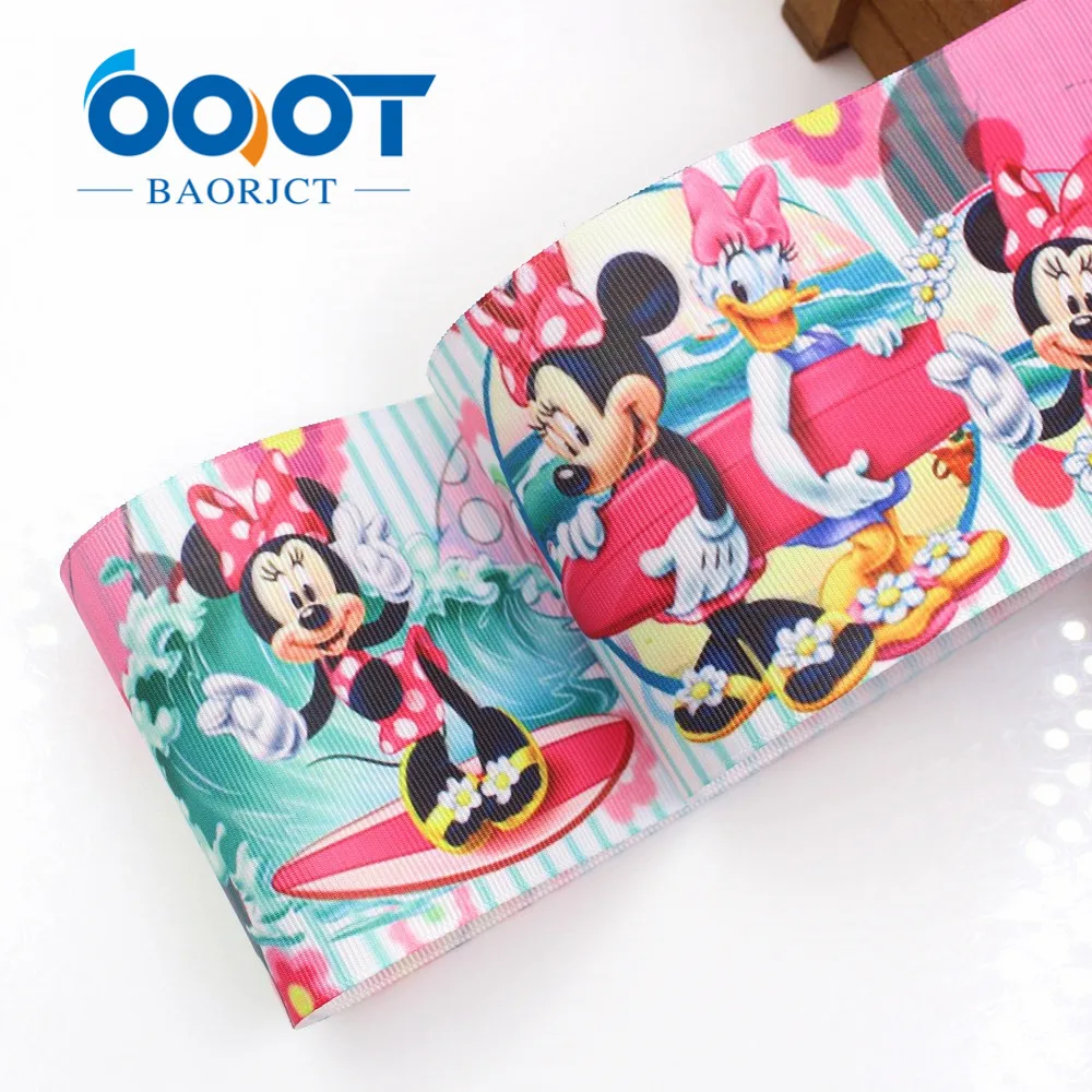 OOOT BAORJCT G 18925 1210 75 мм 10 ярдов Мультяшные ленты термопечать grosgrain Подарочная