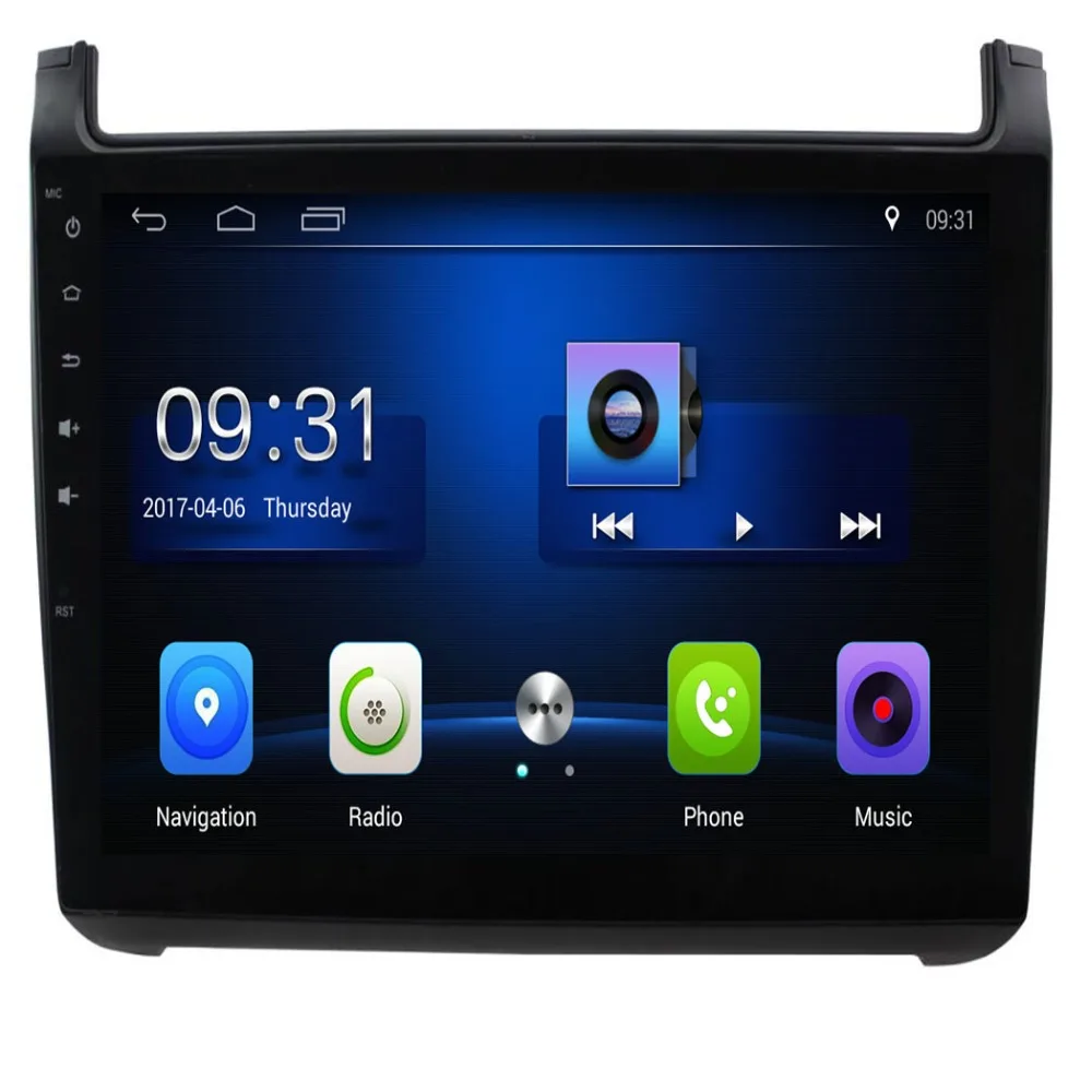 10," Android автомобильный DVD мультимедийный плеер gps для vw polo 2011 2012 2013 аудио автомобильный Радио Стерео Навигатор bluetooth