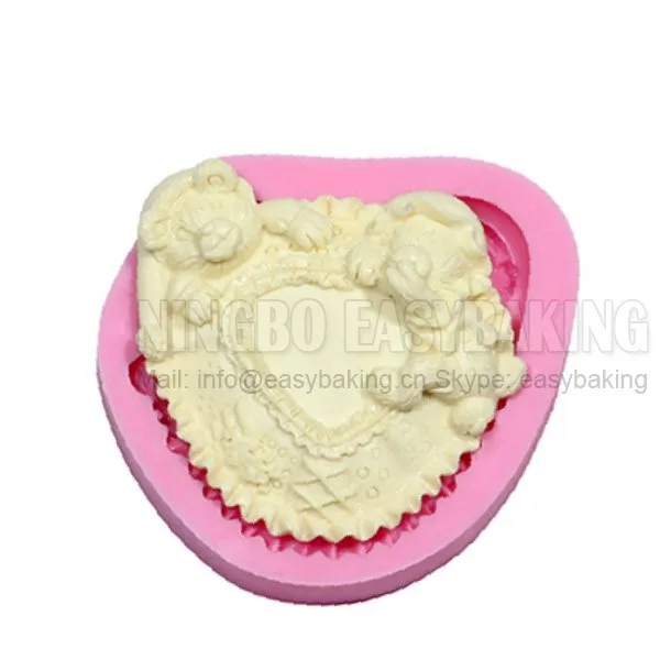 Textured Sleepy Bears Silicone Mould cake Decorating Fondant Mold For Fimo Chocolate Candy | Дом и сад