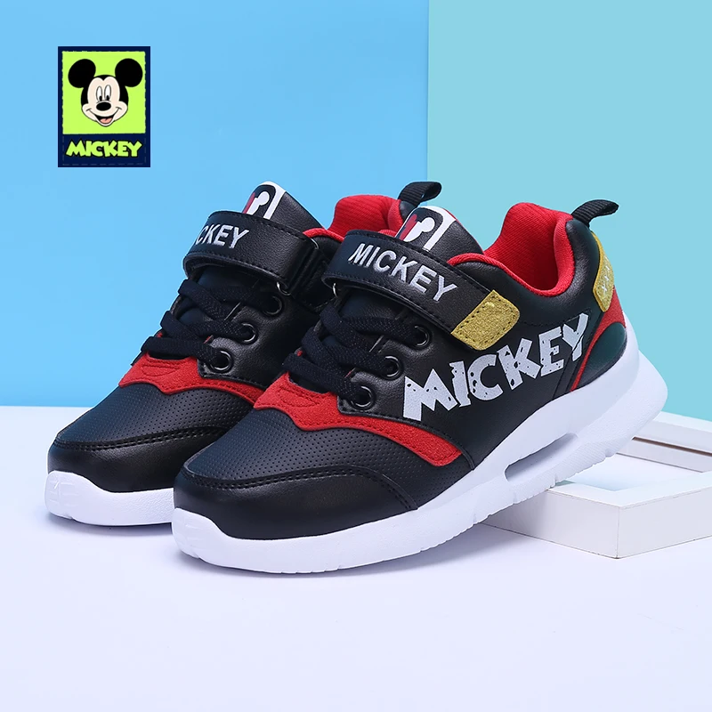 Disney children's Mickey shoes for kid boys girls fashion running casual comfortable sports tide Sneakers size 26-37 | Детская