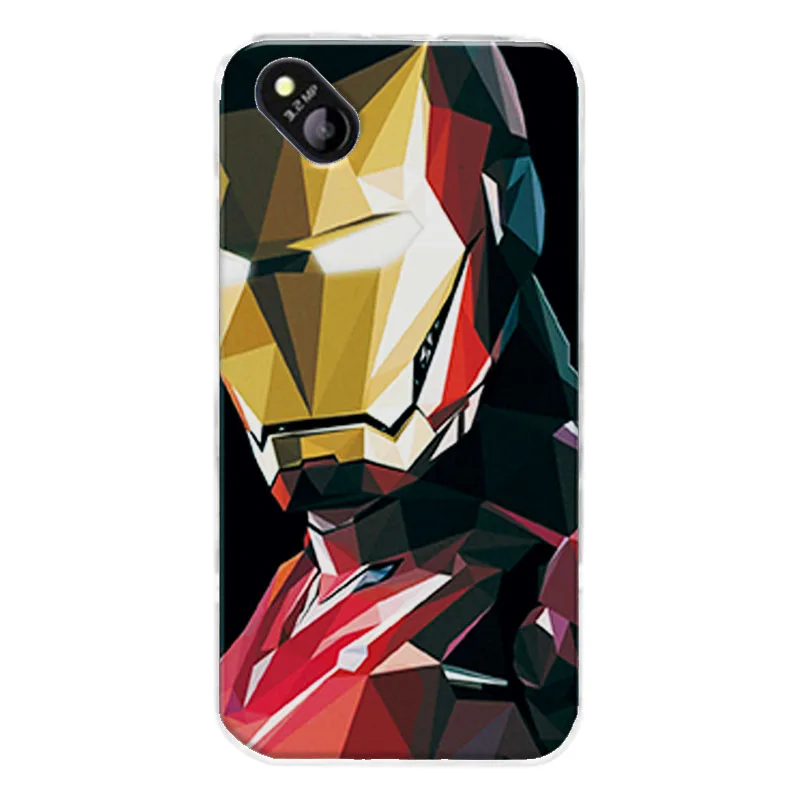 Очаровательный чехол для телефона Marvel Hero Captain America Micromax D303 Железный человек