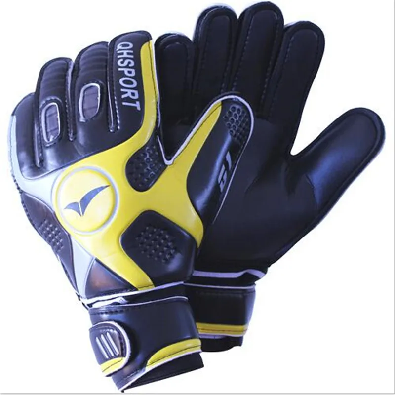 New Kids Men goalie soccer gloves full latex 5mm professional football goalkeeper 5 finger save guard |