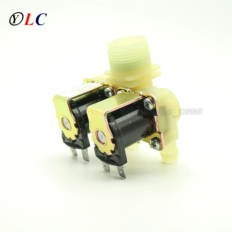 3/4&quot Normally Closed Water Electric Solenoid Valve AC 110V Inflow Inlet Flow Switch 0.8Mpa one Two Out | Обустройство дома
