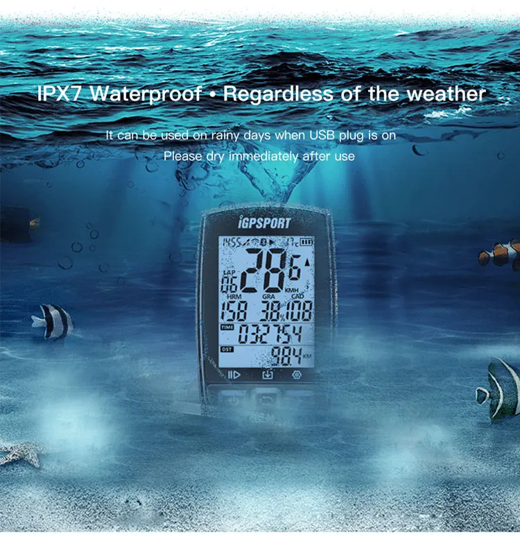 13 Fuctions в наличии движения Wak Up iGPSPORT iGS50E Велоспорт компьютеры ANT + Bluetooth 4 0 спидометр