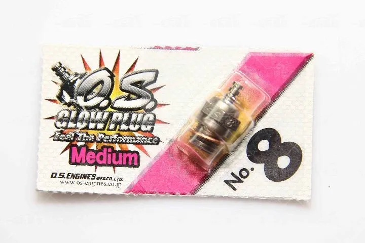 100% оригинал O.S. OS8 OS 8 № # средняя Свеча для двигателя RC|plug rc|os 8plug glow |