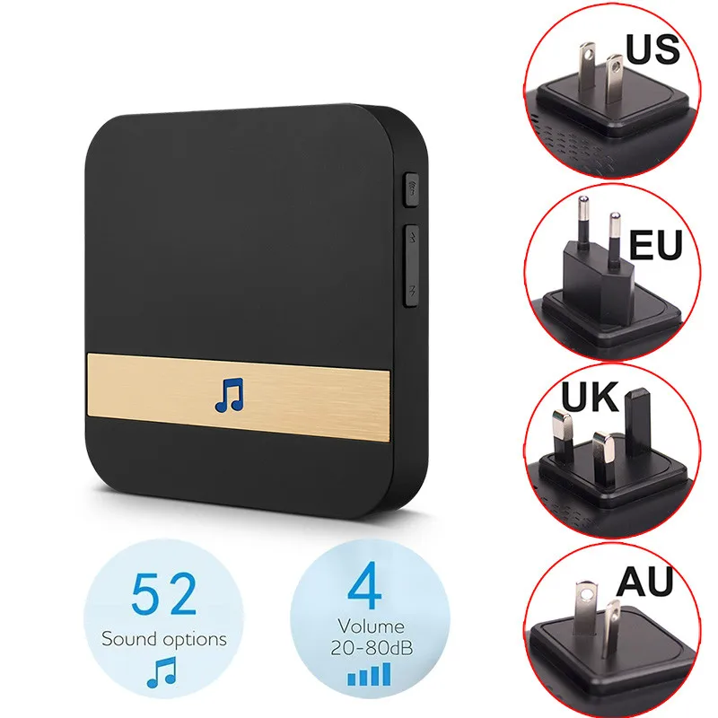 AC 110 220 В умный Внутренний дверной звонок беспроводной WiFi US EU UK AU Plug XSH app для M3 D100 EKEN