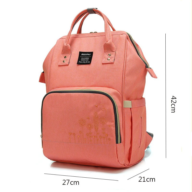 

Mother diaper bag baby backpack bag light waterproof large capacity baby nappy bags nursing bag fashion travel maternal backpack