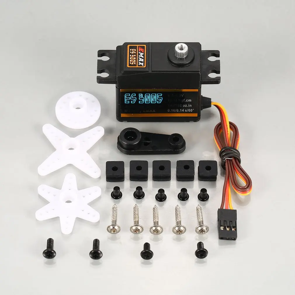 4 шт. EMAX ES3005 8 V 6 12 кг 0 16/0 14 s/60 градусов аналоговые металлический Шестерни