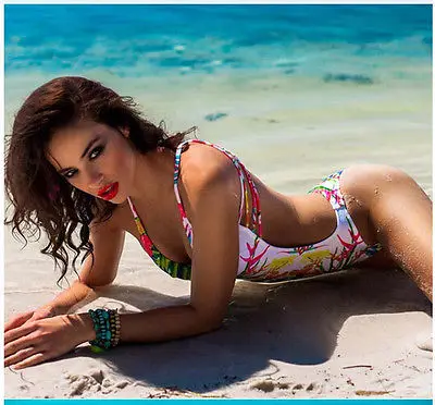 Сексуальные Женщины Цельный Купальник Купание Монокини Push Up Padded Бикини LC |