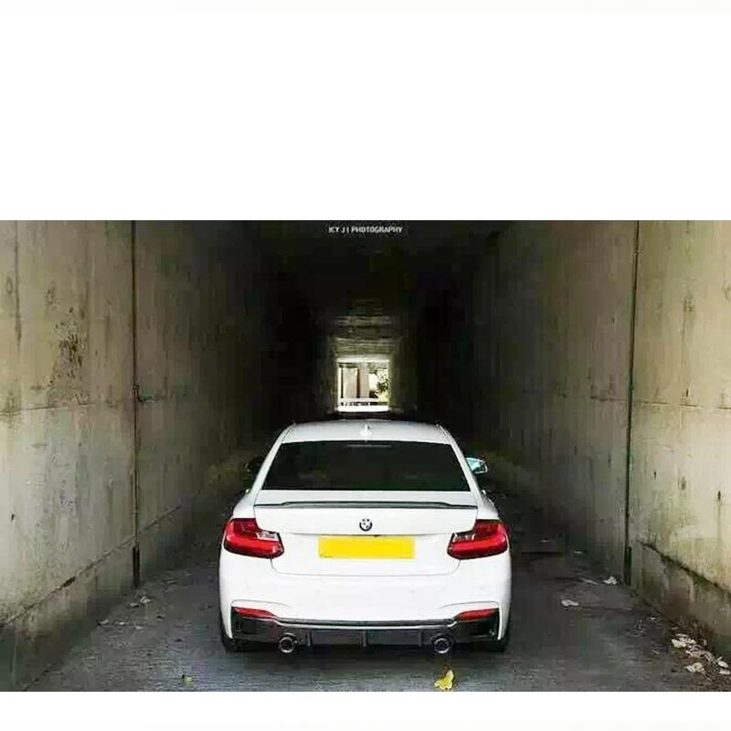 Задний бампер из углеродного волокна диффузор для BMW 2 серии M235i M240i F22 M Sport Coupe