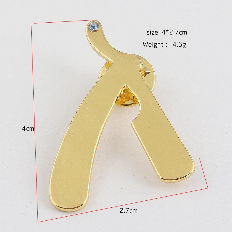 Полированные Золотые новые модные ювелирные изделия Золотая Парикмахерская