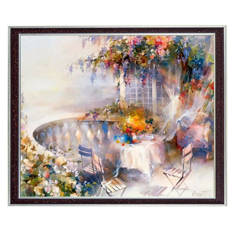 Набор для вышивки Golden Panno крестиком с пейзажем сделай сам 14 карат дома|cross stitch|set for embroideryembroidery diy |