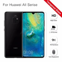 9h hd tempered glass for huawei mate 20 x p30 20 lite screen protector for honor 8a 8x 8c y6 7 9 p smart 2019 glass cover film