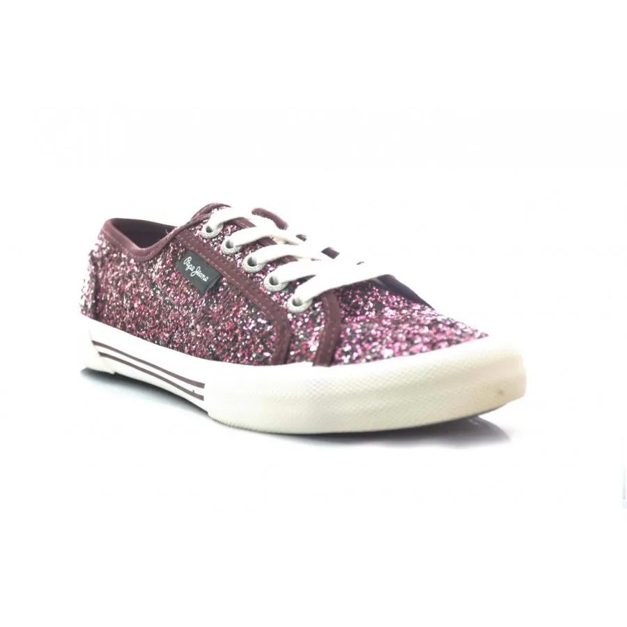 Pepe jeans pjeans aberlady Pls30420 299 синтетические ботинки женские Бордо|Женские кроссовки и