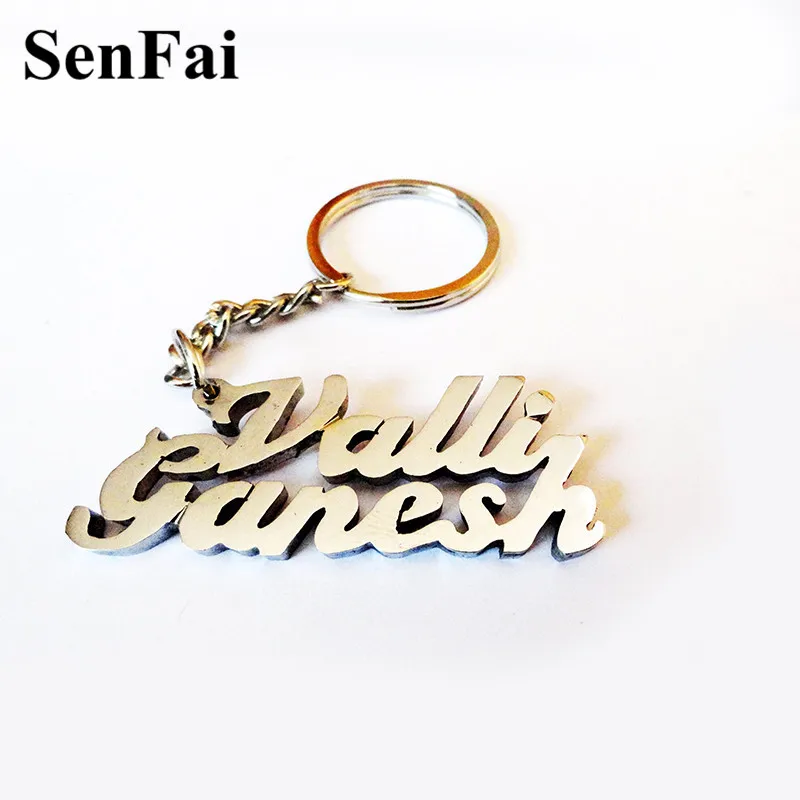 

Custom Keychain For Women Mens Best Gift Any Font Any Name Key chain Car HandBag Charm Key Chains Ring Mom Jewelry Accessories