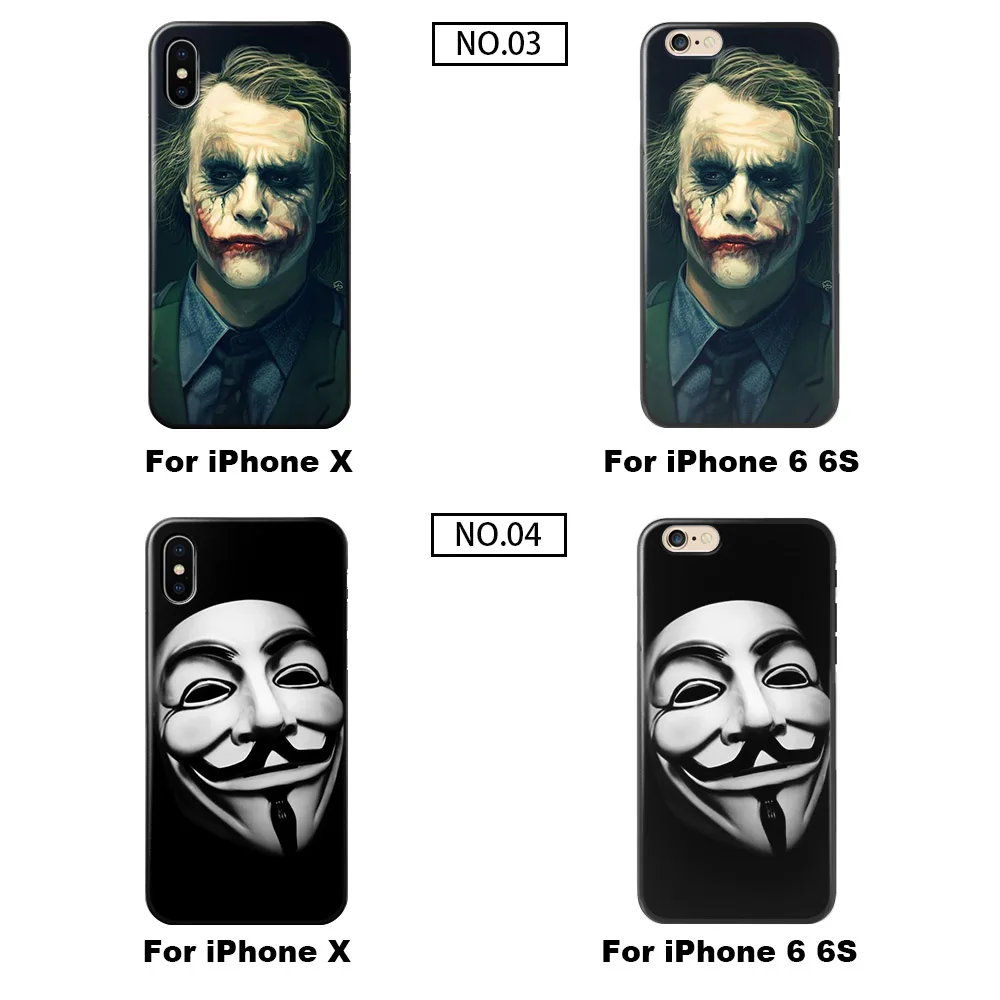 Для coque iPhone XS Max чехол Joker для iPhone 6S чехол Новое поступление для fundas iPhone XR чехол для 5 5S SE 7 8 Plus X Чехол
