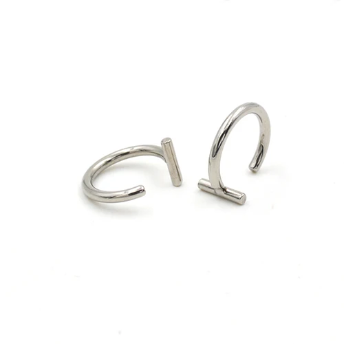 1 шт. панк для мужчин и женщин зажим не пирсинг хрящевой части уха клипсы манжеты