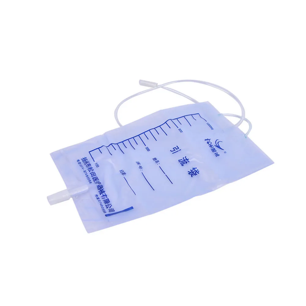 

5PCS/lot 1000ML Medical Latex Sleeve Type Disposable Urine Bag For Male Urinary Incontinence