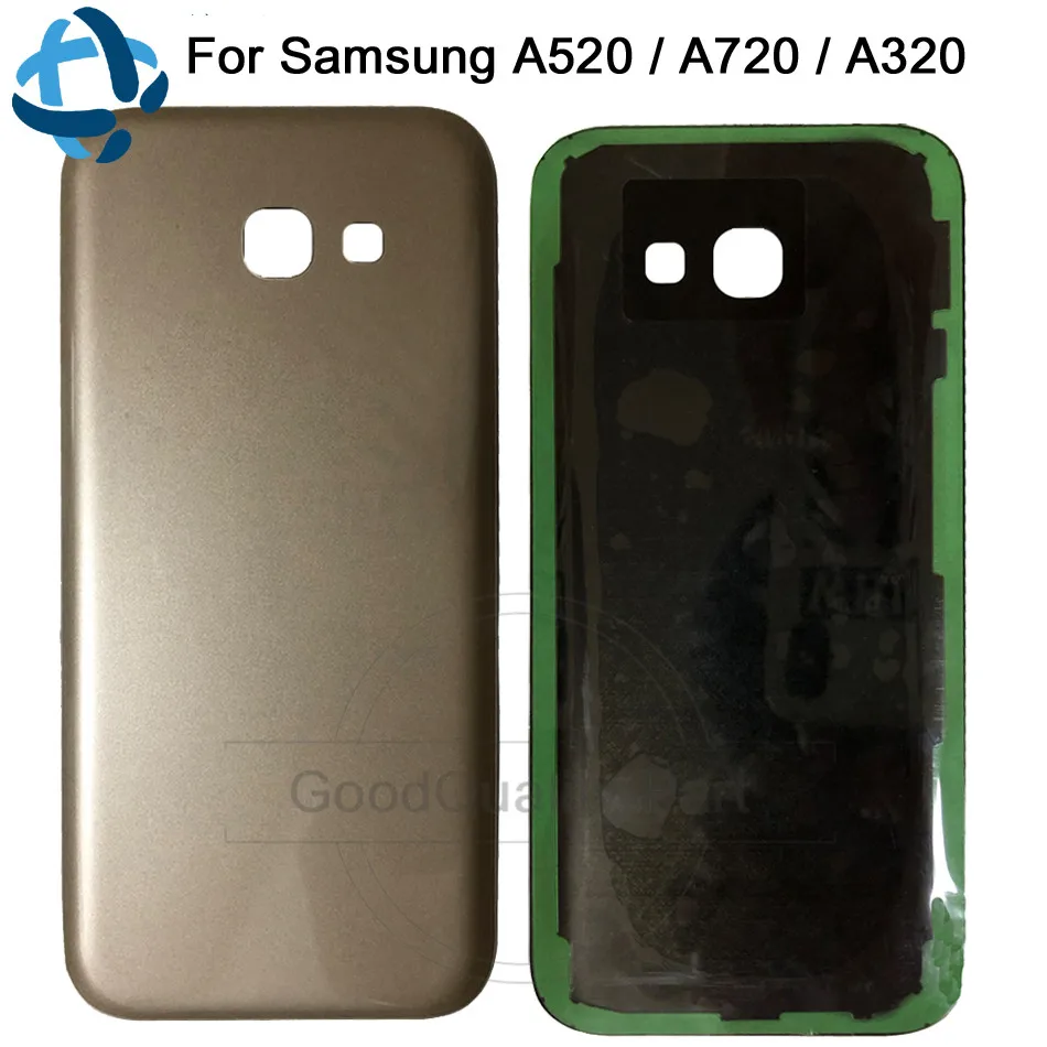 New For Samsung Galaxy A5 2017 Back Battery Cover Case Glass Rear Housing A520 A520F Replacement for | Мобильные телефоны и