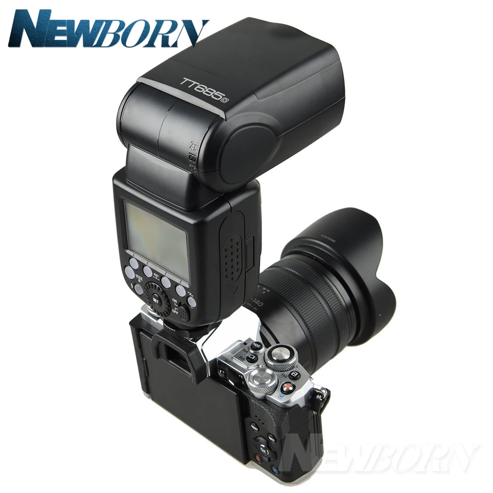 Godox TT685O 2,4G HSS ttl GN60 Вспышка Speedlite+ Xpro-O триггерный передатчик для Olympus Panasonic+ подарок