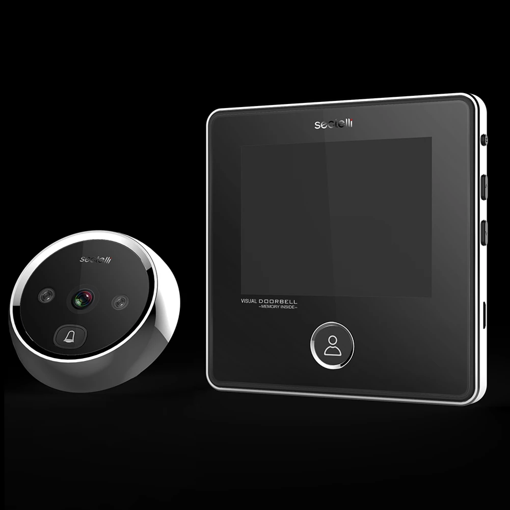 Wireless Door Chimes Doorbell Multifunction Electronic Smart LCD Color Digital Home Security Visual | Обустройство дома