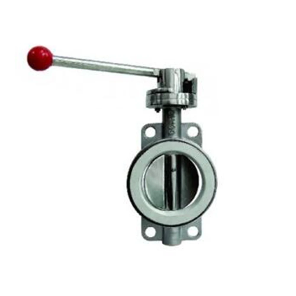

YQBS-SS304 Stainless Steel Sanitary DN40 1.5" Wafer Type Butterfly Valve Brew beer Dairy Product